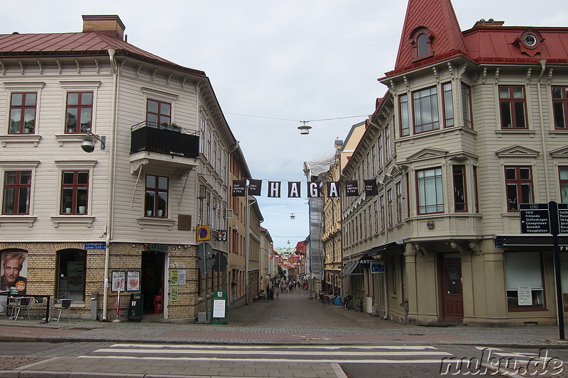 Eindrücke aus dem Stadtviertel Haga von Göteborg, Schweden