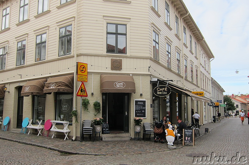 Eindrücke aus dem Stadtviertel Haga von Göteborg, Schweden