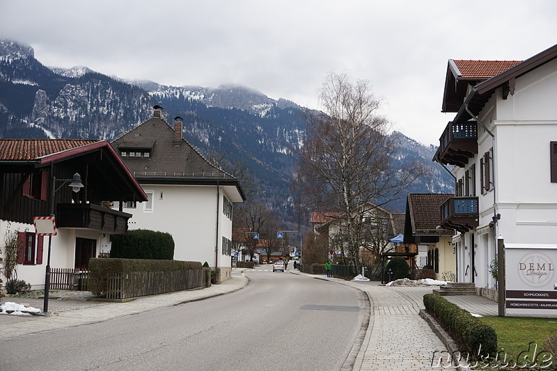 Eindrücke aus dem Zentrum von Aschau, Bayern