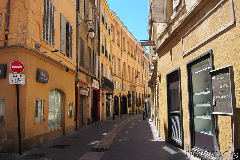 Eindrücke aus der Altstadt von Aix-en-Provence, Frankreich