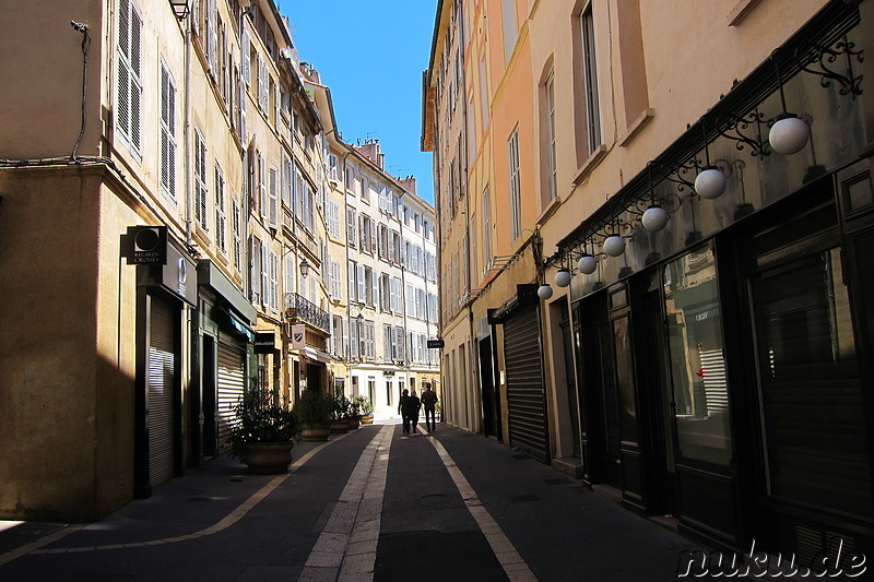 Eindrücke aus der Altstadt von Aix-en-Provence, Frankreich