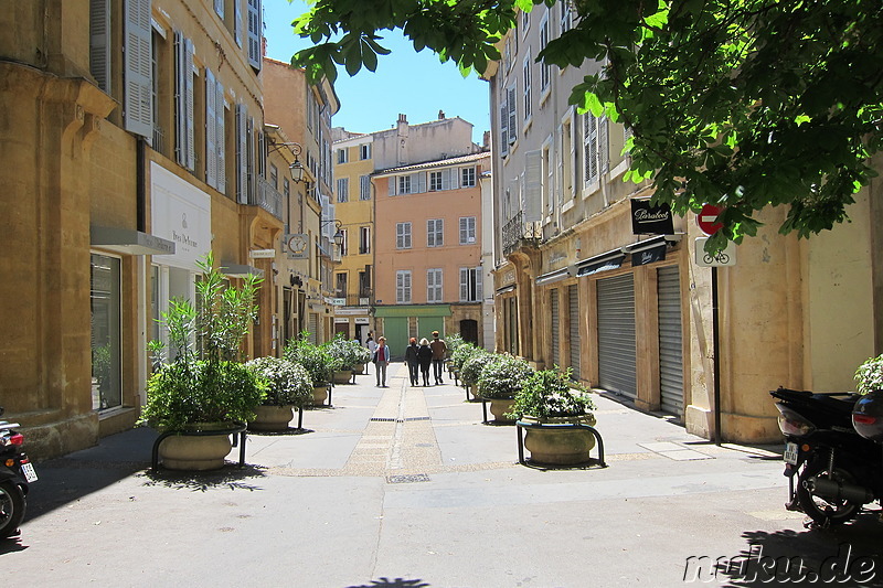 Eindrücke aus der Altstadt von Aix-en-Provence, Frankreich