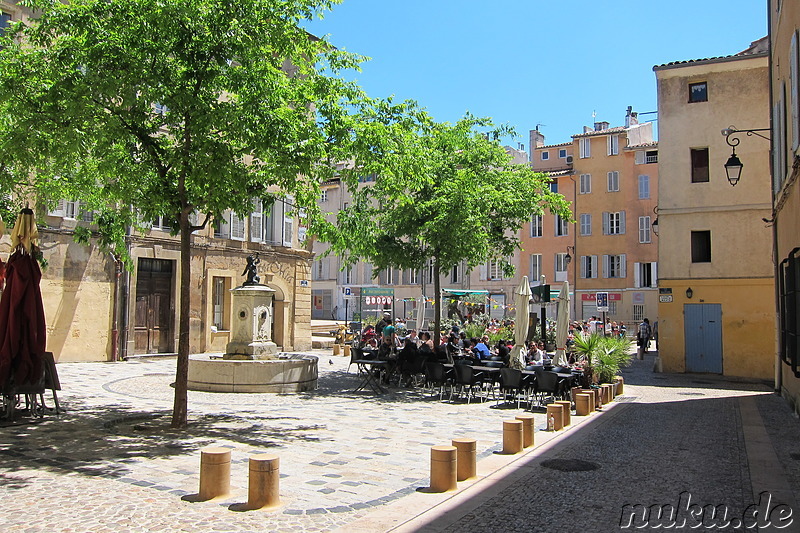 Eindrücke aus der Altstadt von Aix-en-Provence, Frankreich