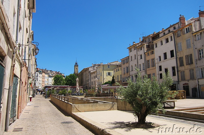 Eindrücke aus der Altstadt von Aix-en-Provence, Frankreich