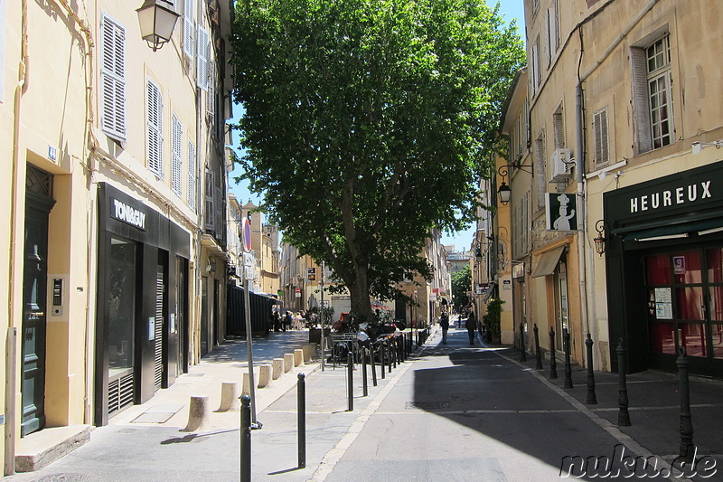 Eindrücke aus der Altstadt von Aix-en-Provence, Frankreich