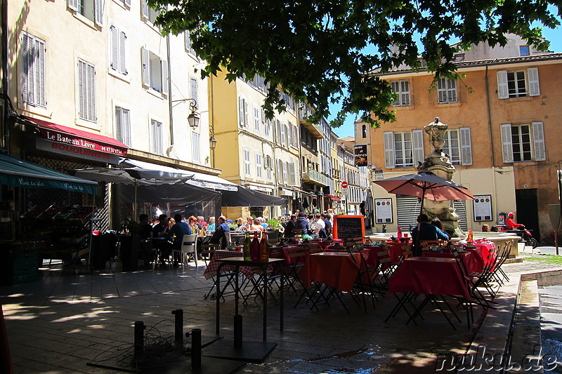 Eindrücke aus der Altstadt von Aix-en-Provence, Frankreich