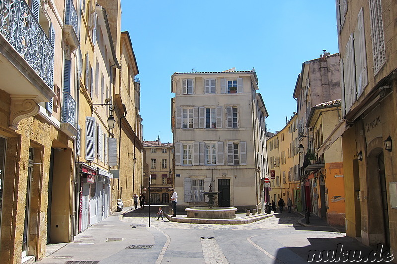 Eindrücke aus der Altstadt von Aix-en-Provence, Frankreich