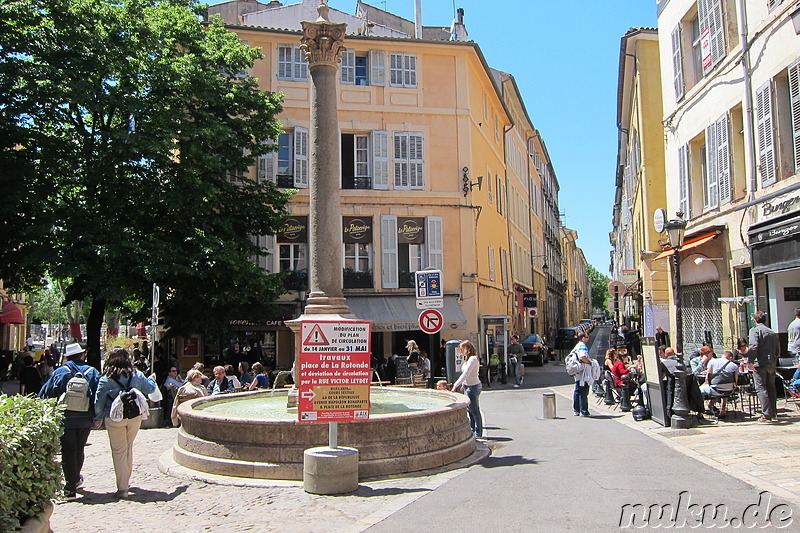 Eindrücke aus der Altstadt von Aix-en-Provence, Frankreich