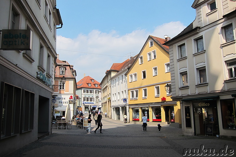 Eindrücke aus der Altstadt von Ansbach, Bayern