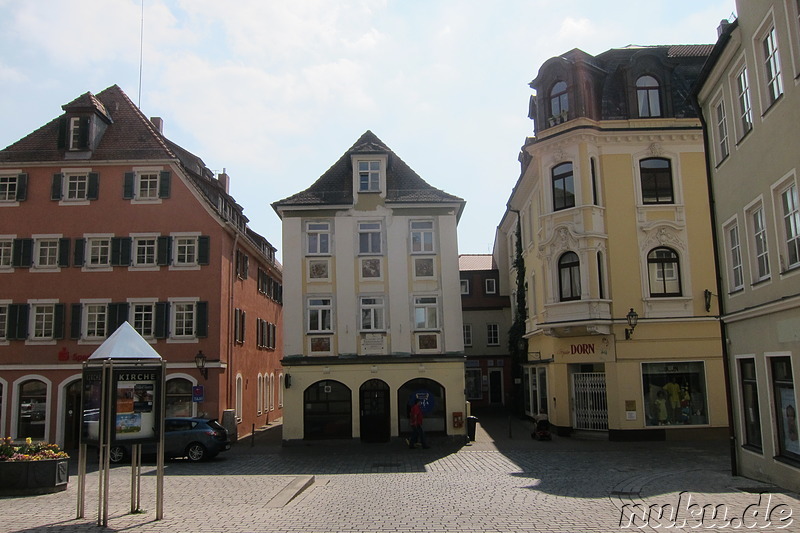 Eindrücke aus der Altstadt von Ansbach, Bayern