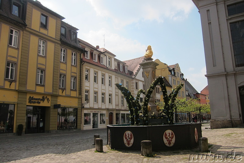 Eindrücke aus der Altstadt von Ansbach, Bayern