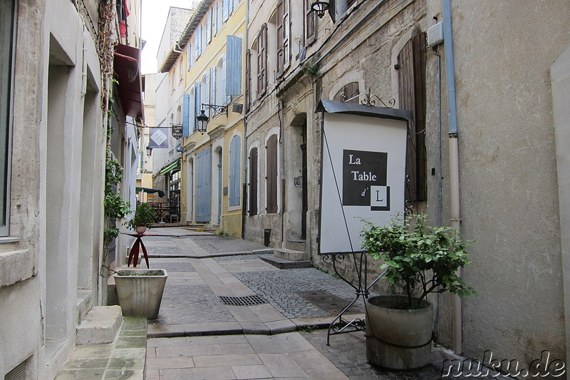 Eindrücke aus der Altstadt von Arles, Frankreich