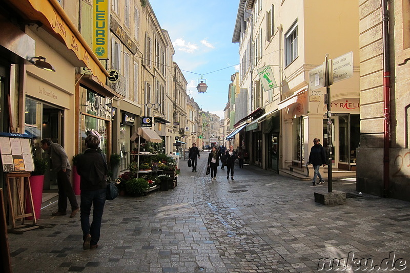Eindrücke aus der Altstadt von Arles, Frankreich