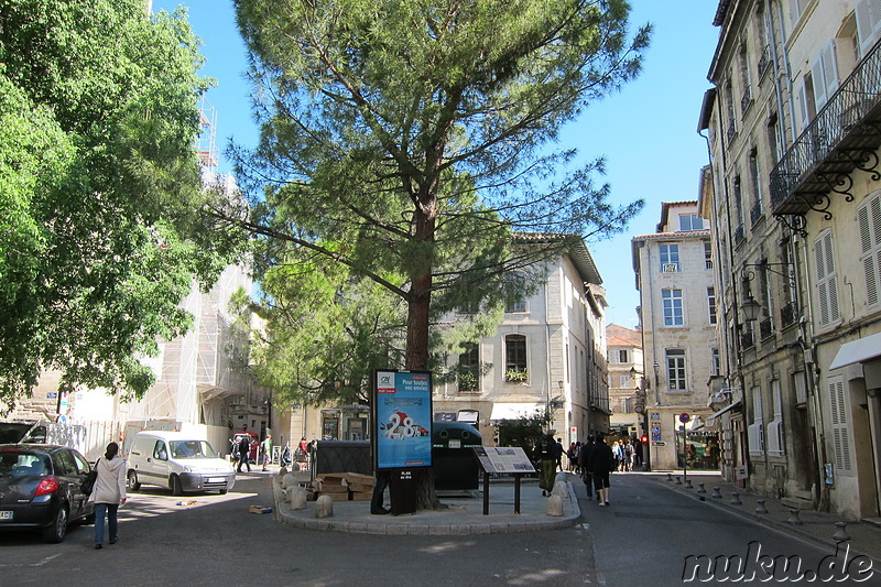 Eindrücke aus der Altstadt von Avignon, Frankreich