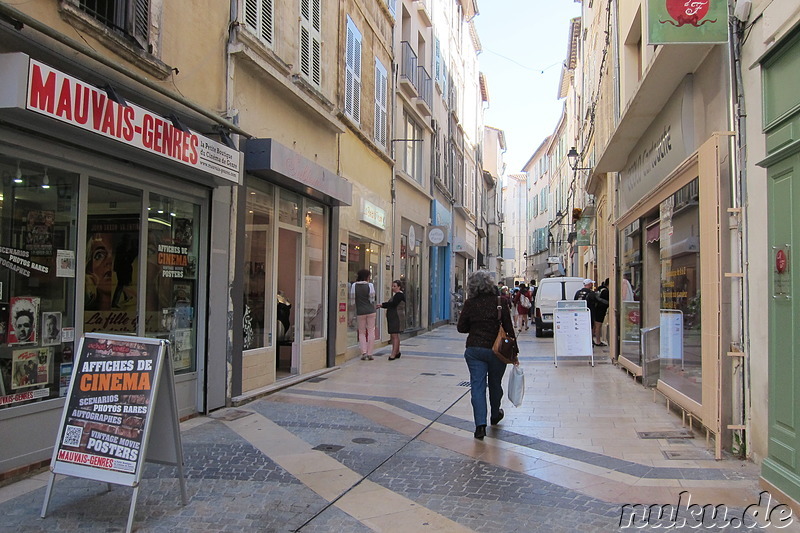 Eindrücke aus der Altstadt von Avignon, Frankreich