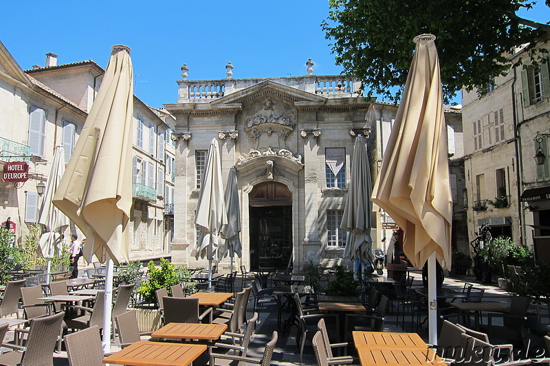 Eindrücke aus der Altstadt von Avignon, Frankreich