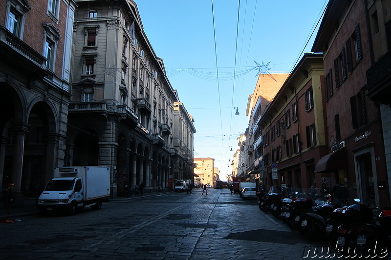 Eindrücke aus der Altstadt von Bologna, Italien