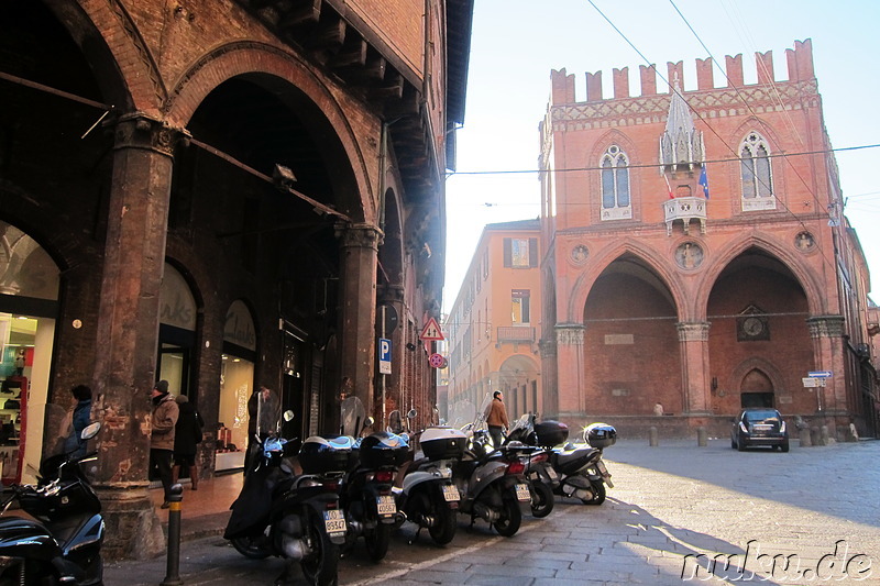 Eindrücke aus der Altstadt von Bologna, Italien