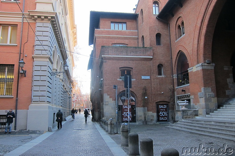 Eindrücke aus der Altstadt von Bologna, Italien