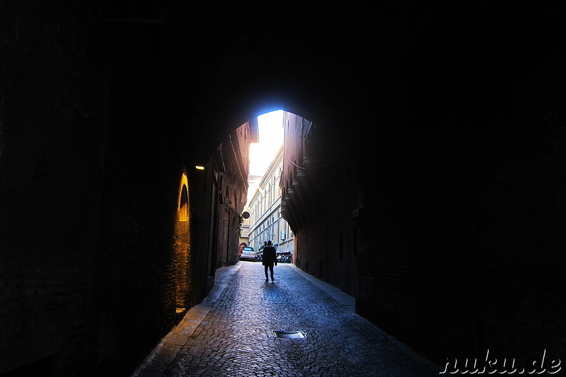 Eindrücke aus der Altstadt von Bologna, Italien