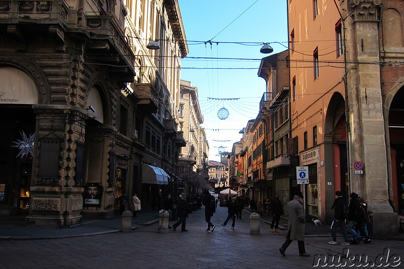 Eindrücke aus der Altstadt von Bologna, Italien