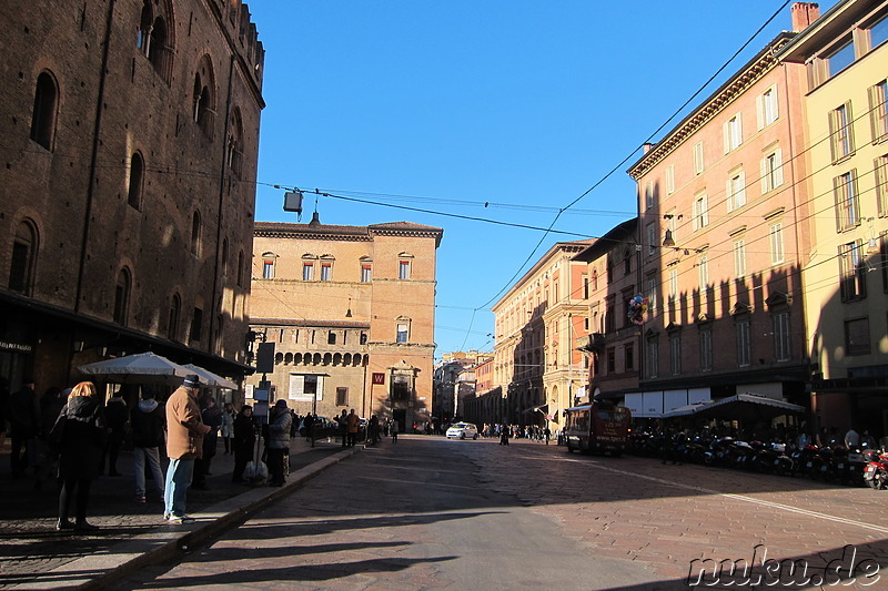 Eindrücke aus der Altstadt von Bologna, Italien