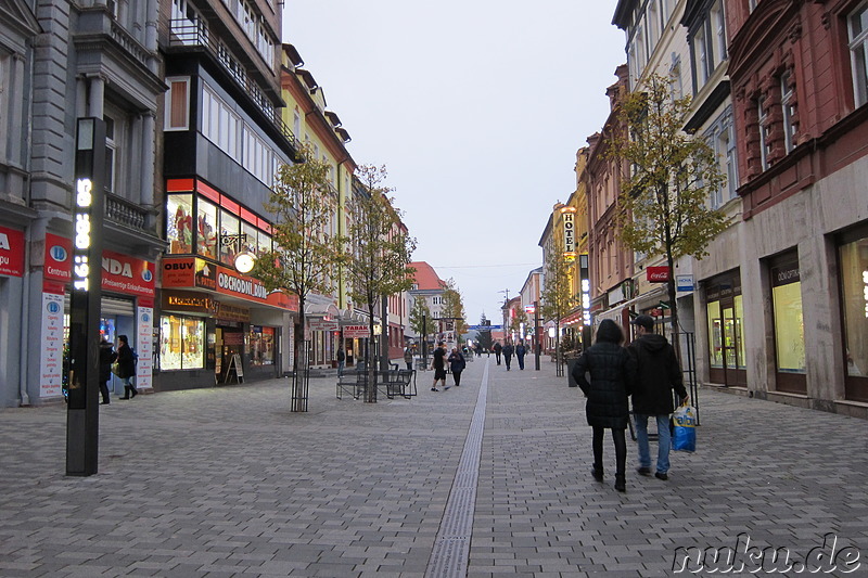 Eindrücke aus der Altstadt von Eger (Cheb) in Tschechien