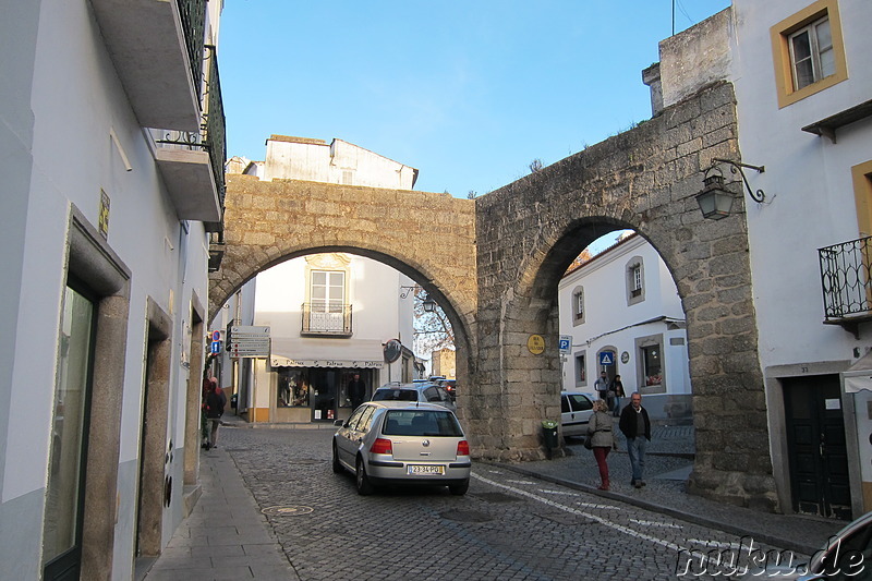 Eindrücke aus der Altstadt von Evora, Portugal