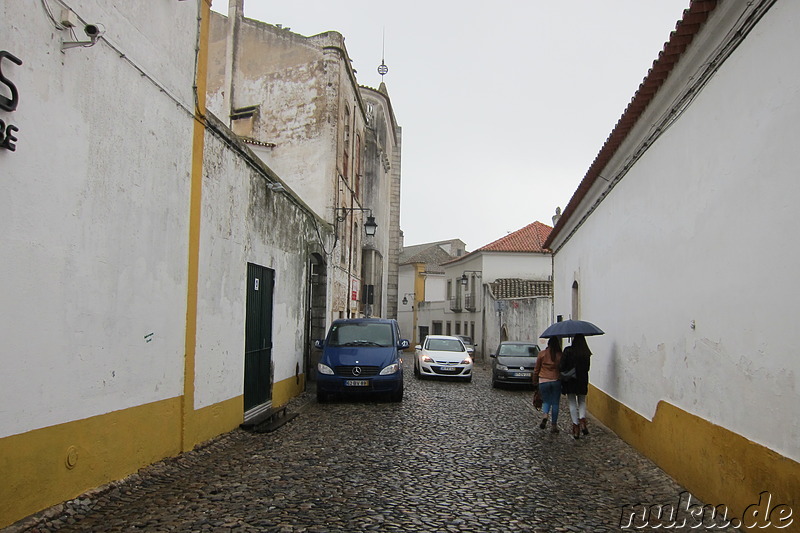 Eindrücke aus der Altstadt von Evora, Portugal