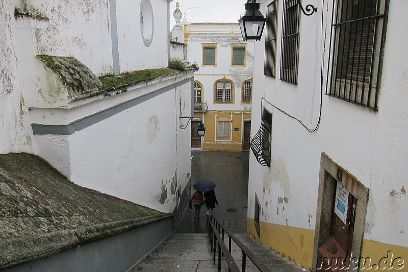 Eindrücke aus der Altstadt von Evora, Portugal