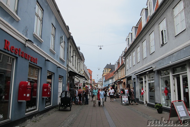 Eindrücke aus der Altstadt von Helsingör, Dänemark