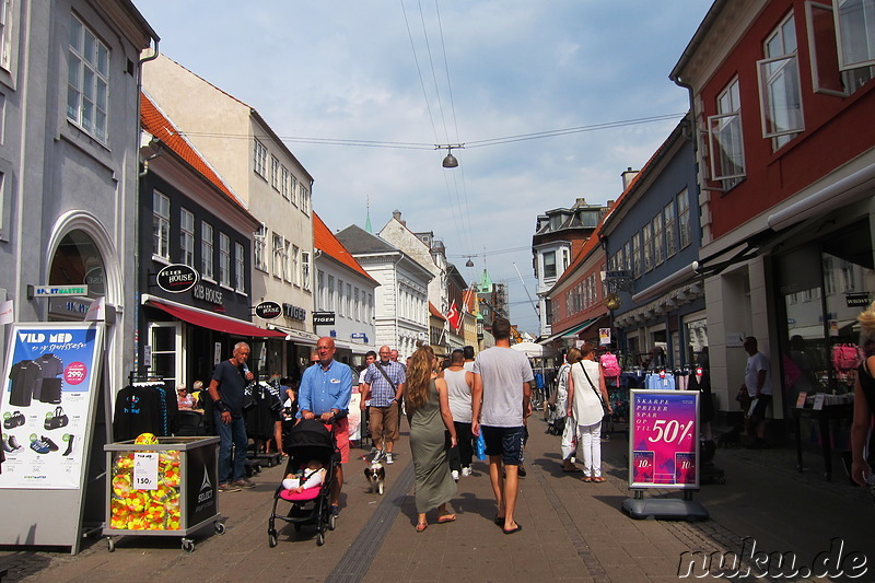 Eindrücke aus der Altstadt von Helsingör, Dänemark