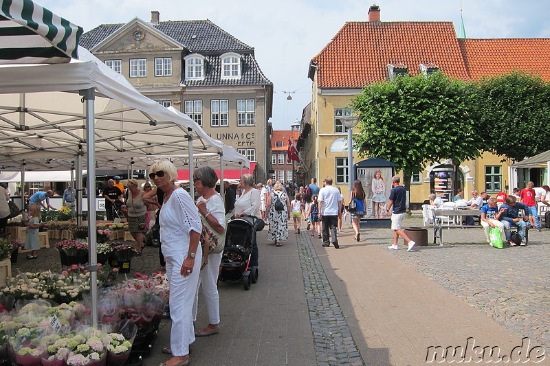 Eindrücke aus der Altstadt von Helsingör, Dänemark