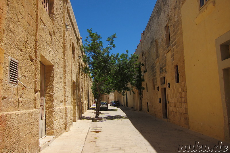 Eindrücke aus der Altstadt von Mdina, Malta