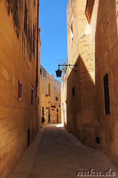 Eindrücke aus der Altstadt von Mdina, Malta