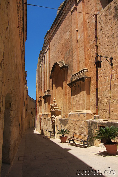 Eindrücke aus der Altstadt von Mdina, Malta