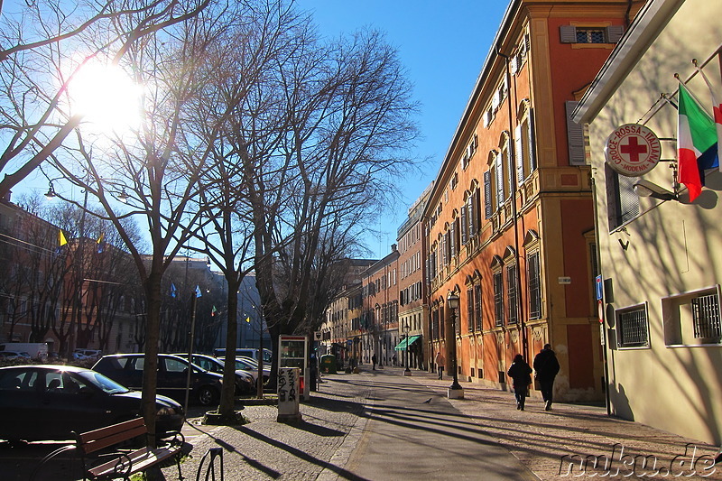 Eindrücke aus der Altstadt von Modena, Italien