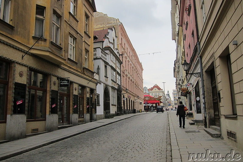 Eindrücke aus der Altstadt von Pilsen, Tschechien