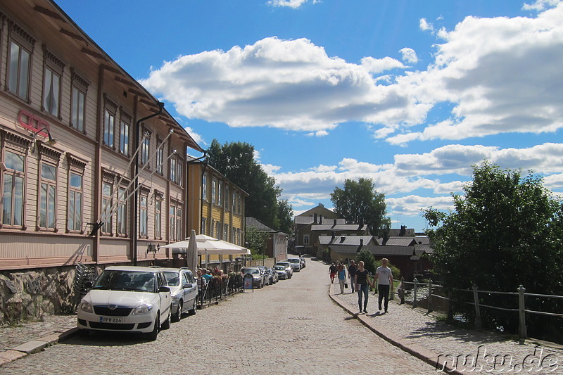 Eindrücke aus der Altstadt von Porvoo, Finnland