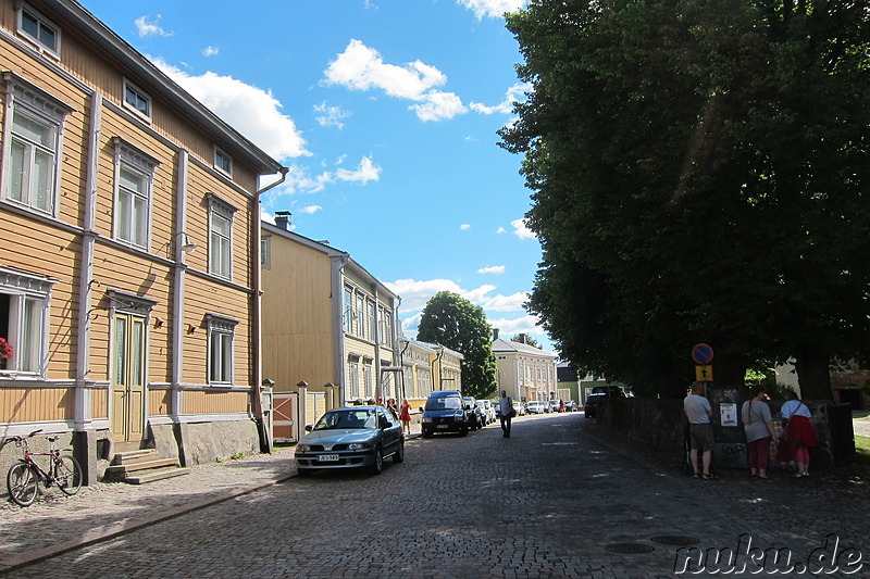 Eindrücke aus der Altstadt von Porvoo, Finnland