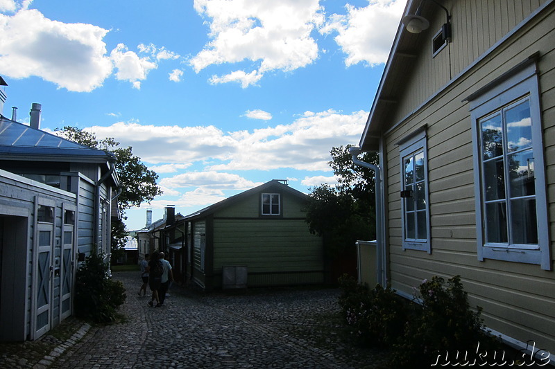 Eindrücke aus der Altstadt von Porvoo, Finnland