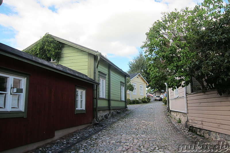 Eindrücke aus der Altstadt von Porvoo, Finnland