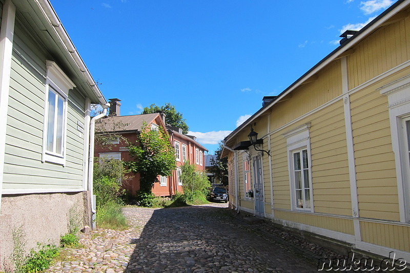 Eindrücke aus der Altstadt von Porvoo, Finnland