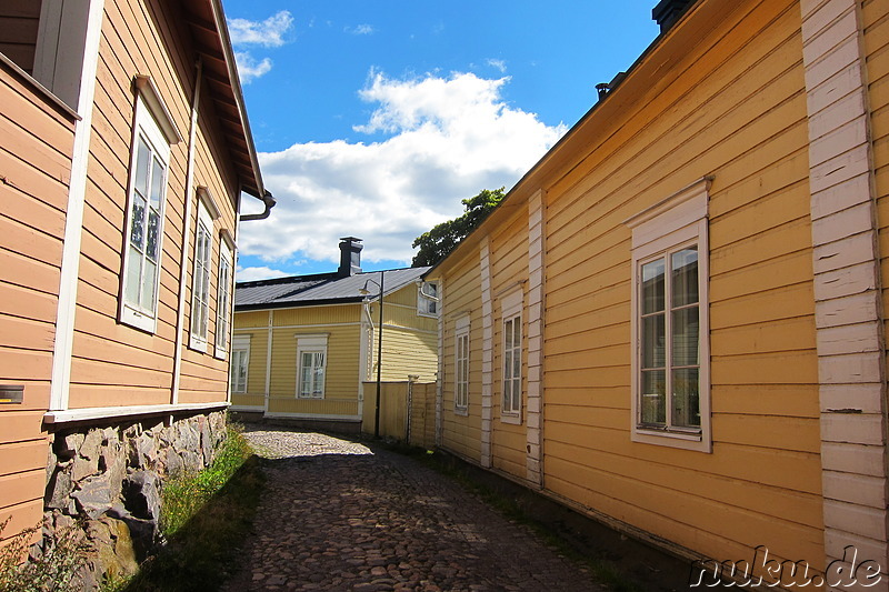 Eindrücke aus der Altstadt von Porvoo, Finnland