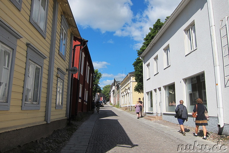 Eindrücke aus der Altstadt von Porvoo, Finnland