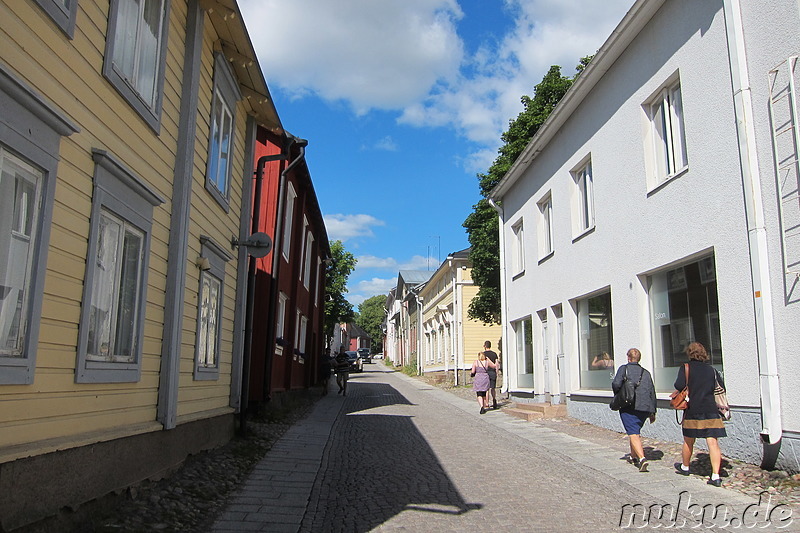 Eindrücke aus der Altstadt von Porvoo, Finnland