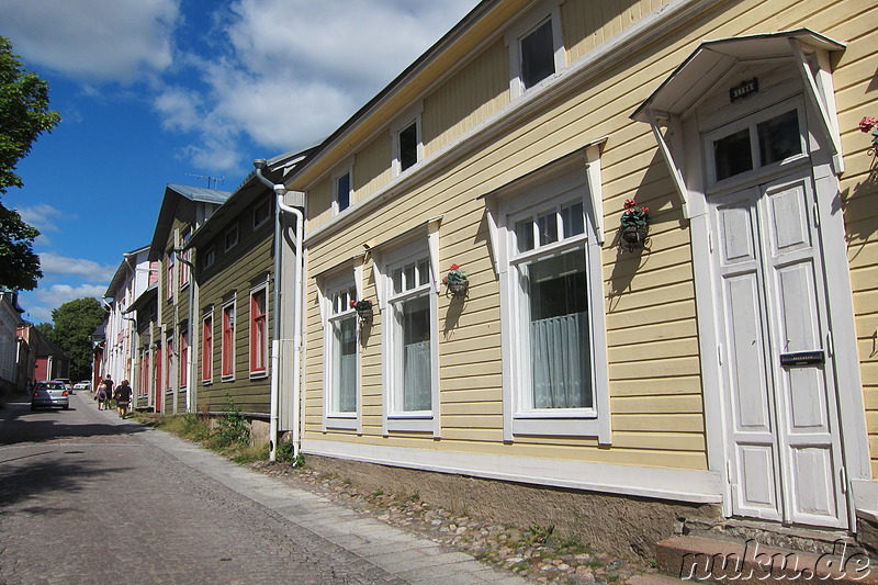 Eindrücke aus der Altstadt von Porvoo, Finnland