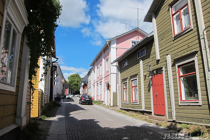 Eindrücke aus der Altstadt von Porvoo, Finnland