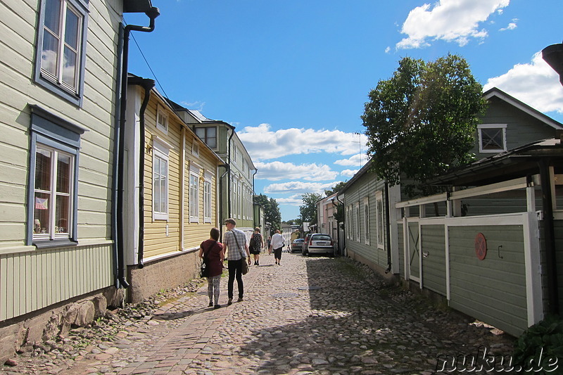 Eindrücke aus der Altstadt von Porvoo, Finnland