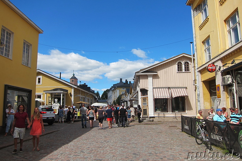 Eindrücke aus der Altstadt von Porvoo, Finnland